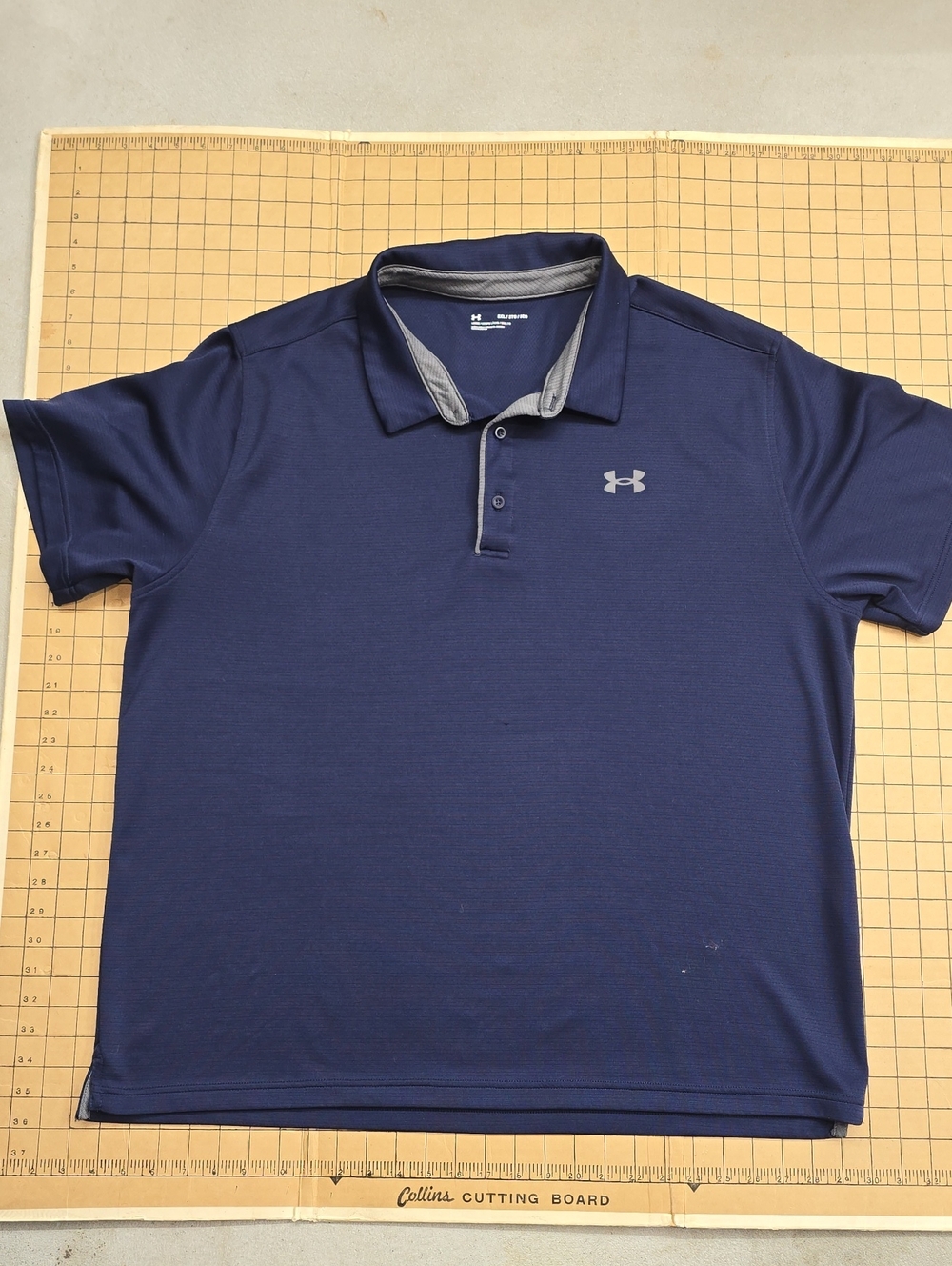 Under Armour Men's Navy and Gray Performance Polo
